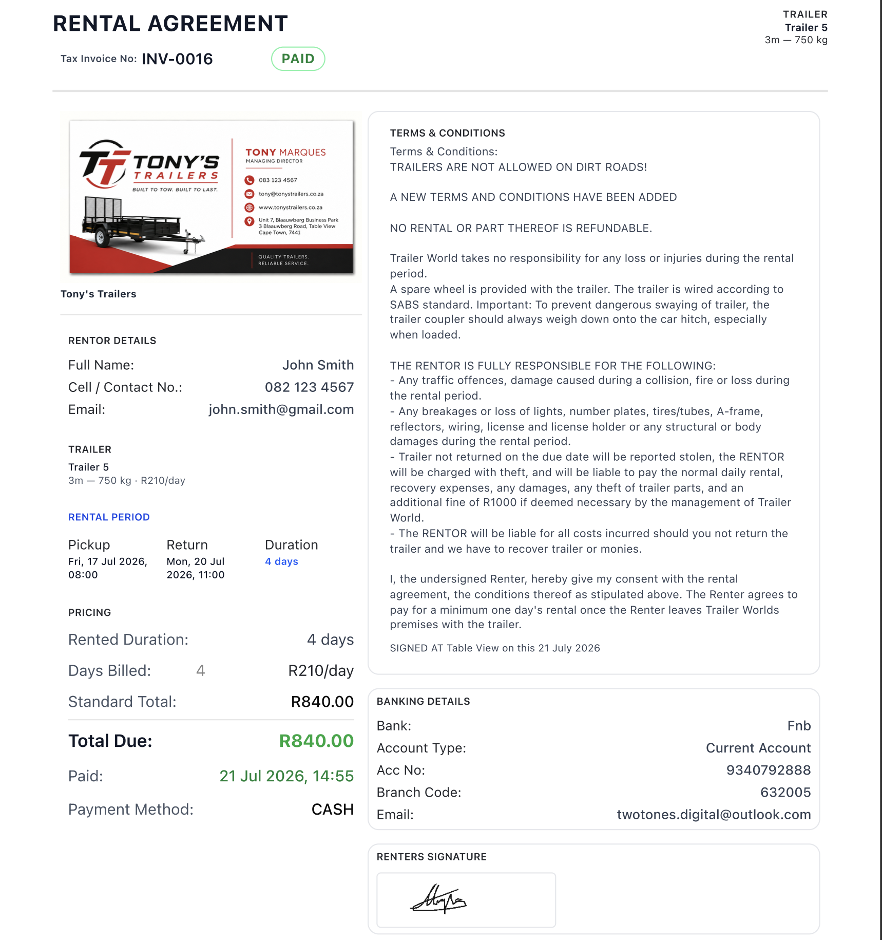 Invoice PDF